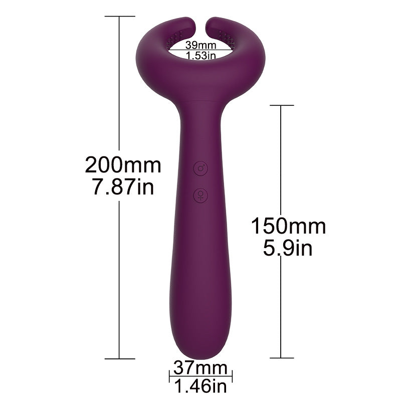 Anillo Vibrador de Doble Estimulación con 3 Motores - imagen 6