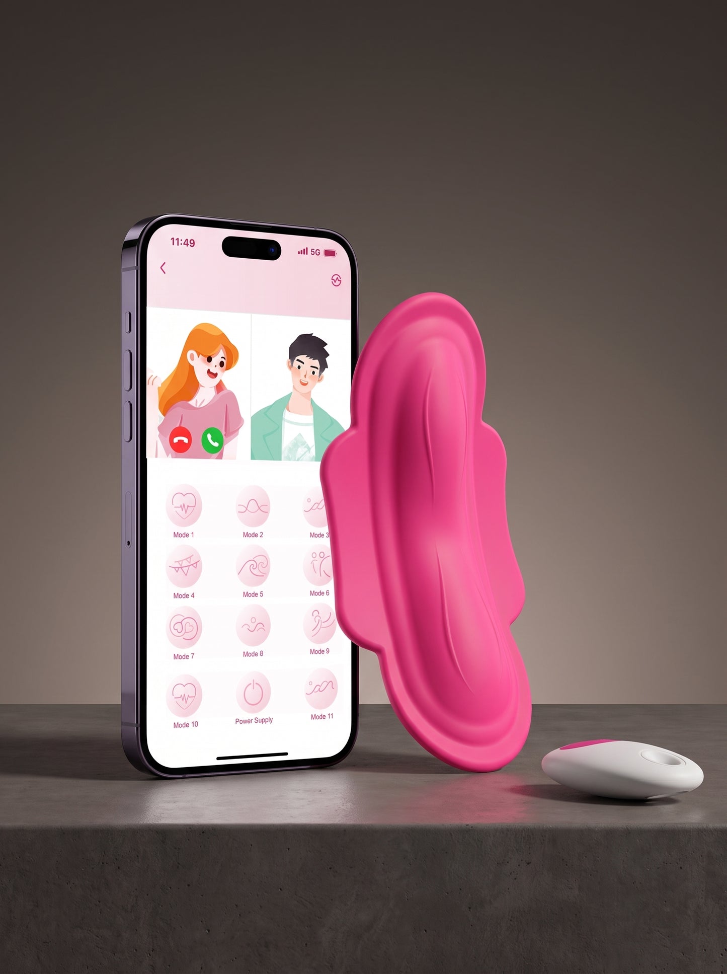 Aura™ - Vibrador Invisible con App Global de Larga Distancia
