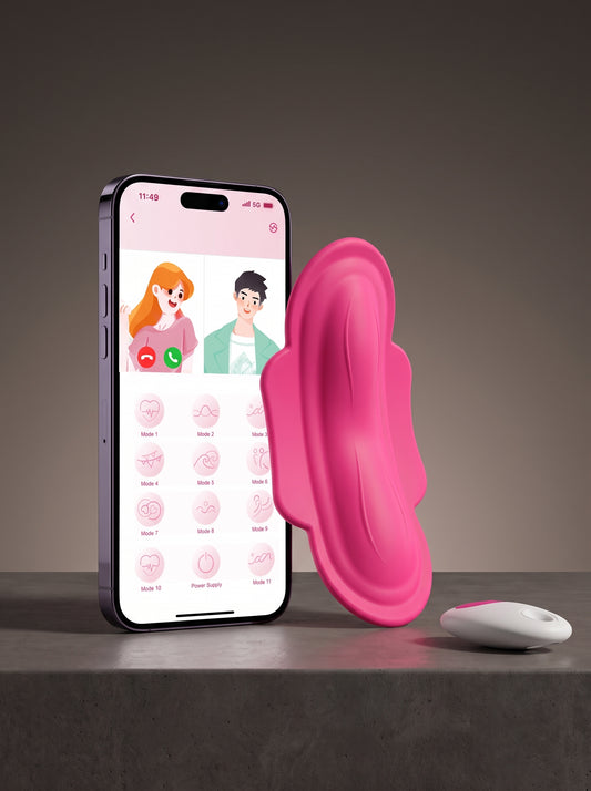 Aura™ - Vibrador Invisible con App Global de Larga Distancia