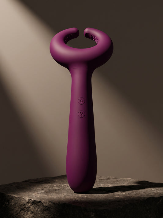 Anillo Vibrador de Doble Estimulación con 3 Motores