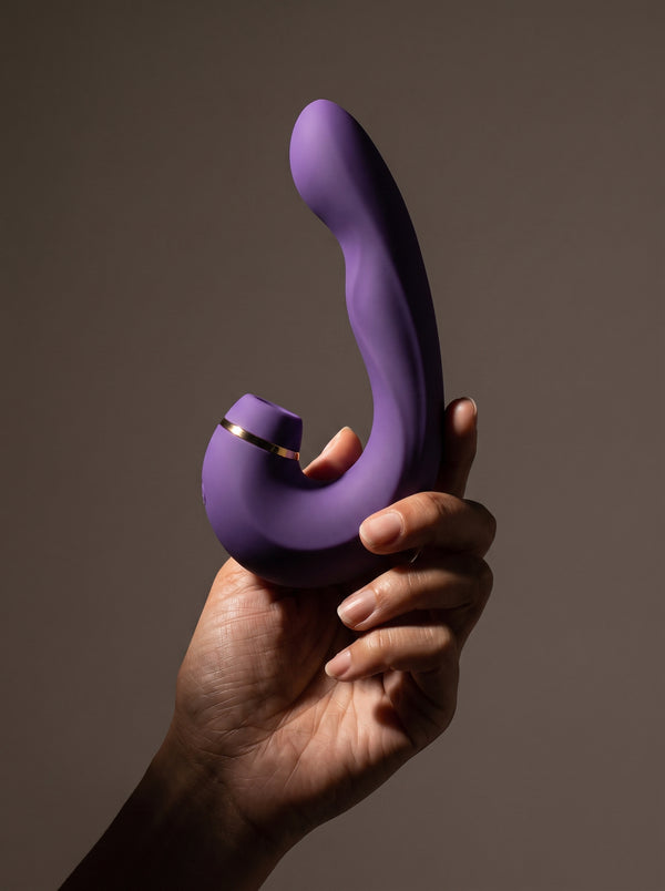 Masajeador Vibrador G-Spot y Succión Combinada